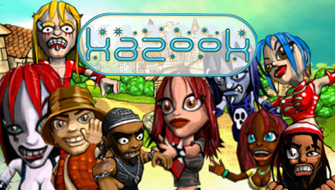 KAZook title screen for PSP
